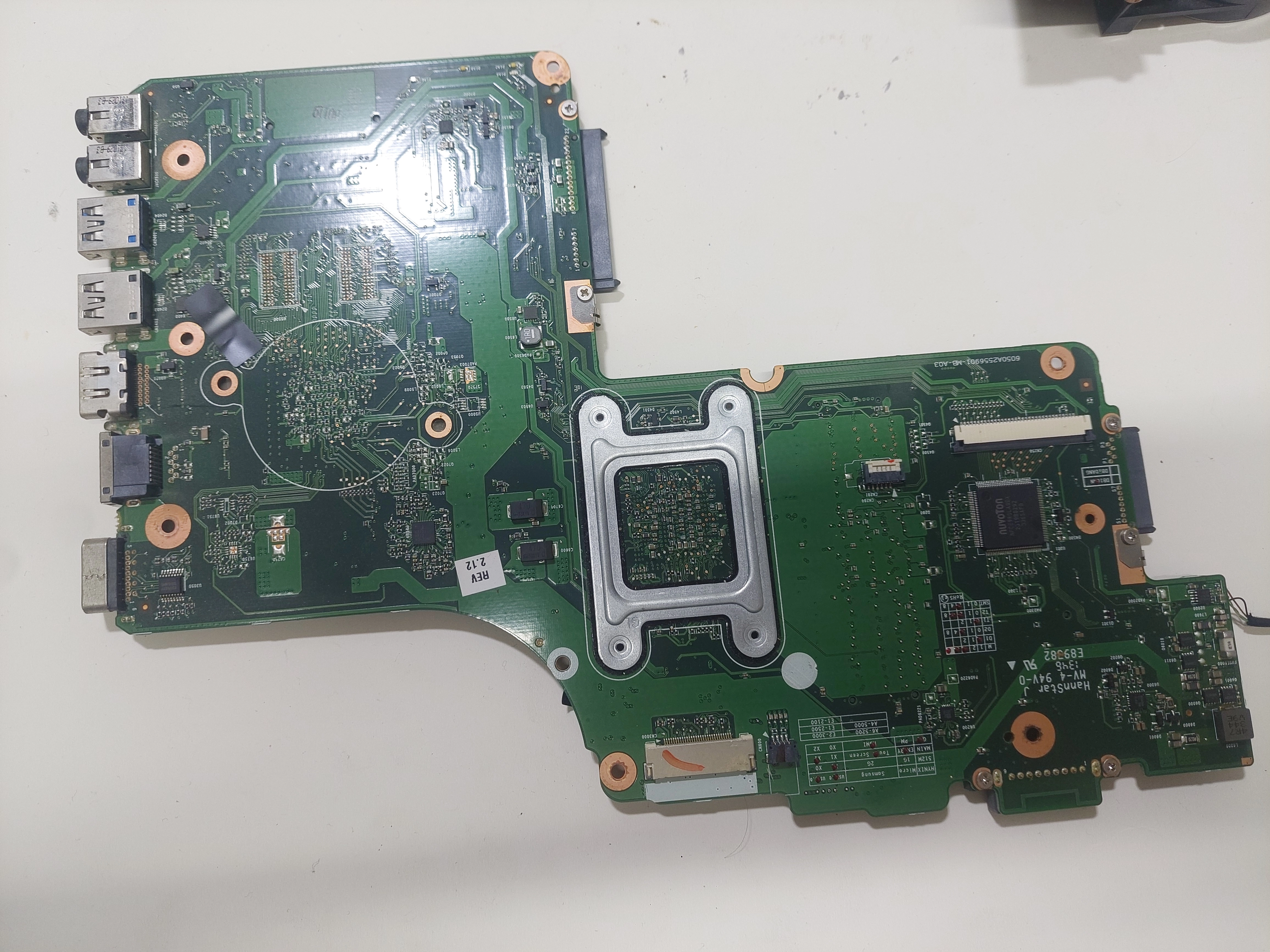 TOSHIBA Satellite C55D-A5380 ANAKART 6050A2556901 // C55D-A5170 Motherboard 6050A2556901-MB-A03
