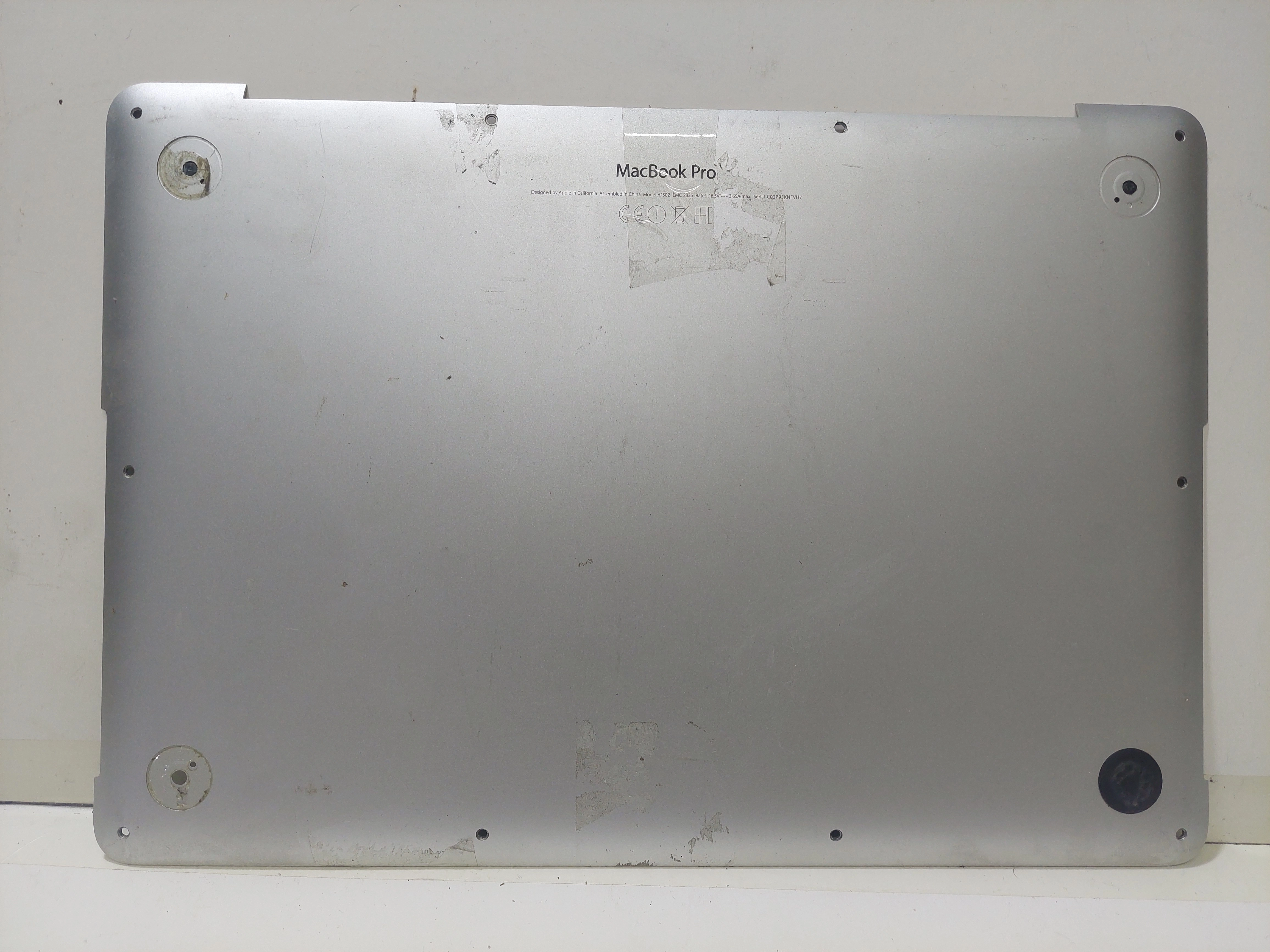 MacBook Pro 13 inç Retina A1502 ALT KASA // 604-02878-A // A2-N4-0000 