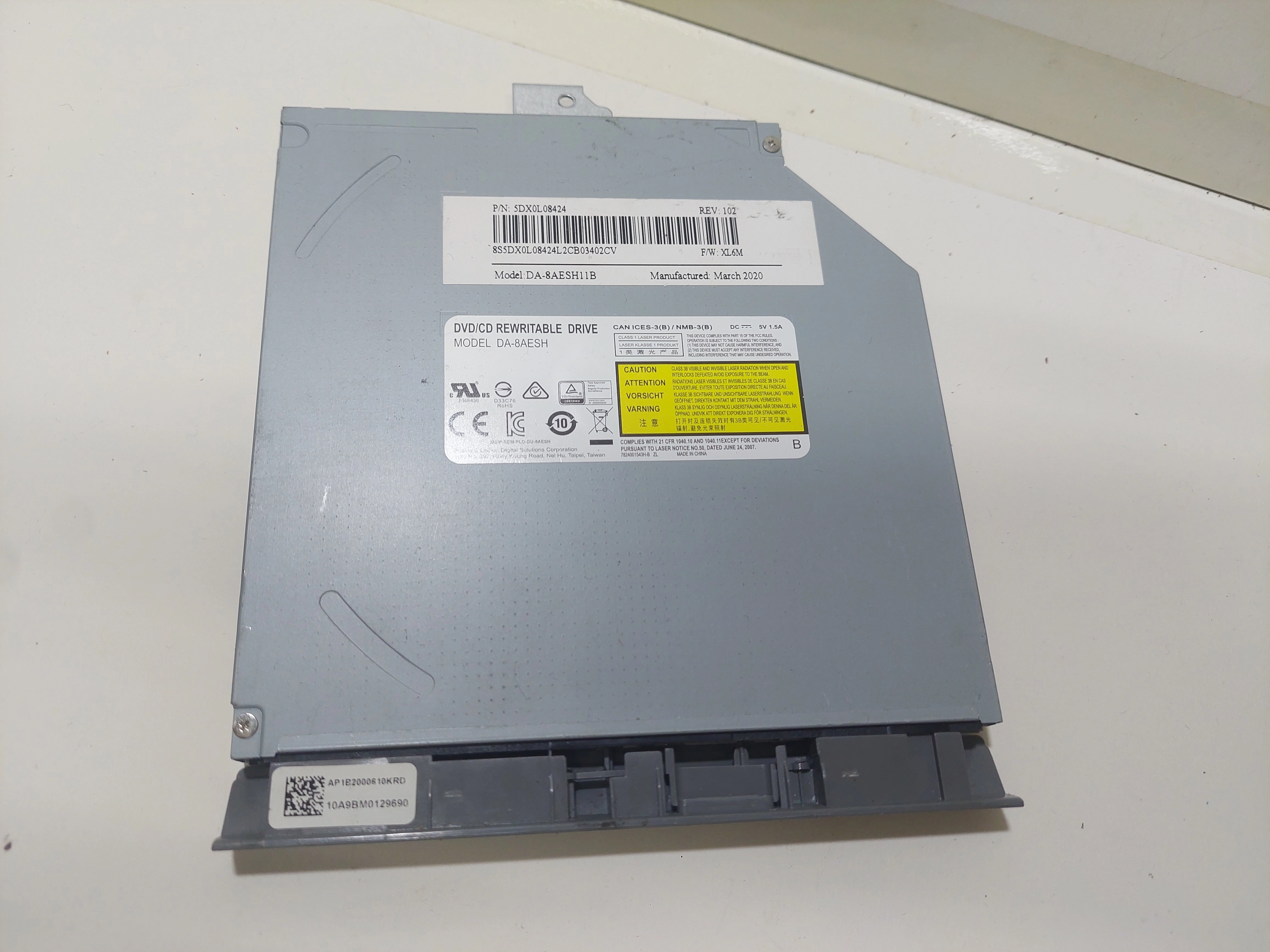  Lenovo ideapad U310 3CLZ7LCLV00 / OPTIK SURUCU DA-8AESH11B