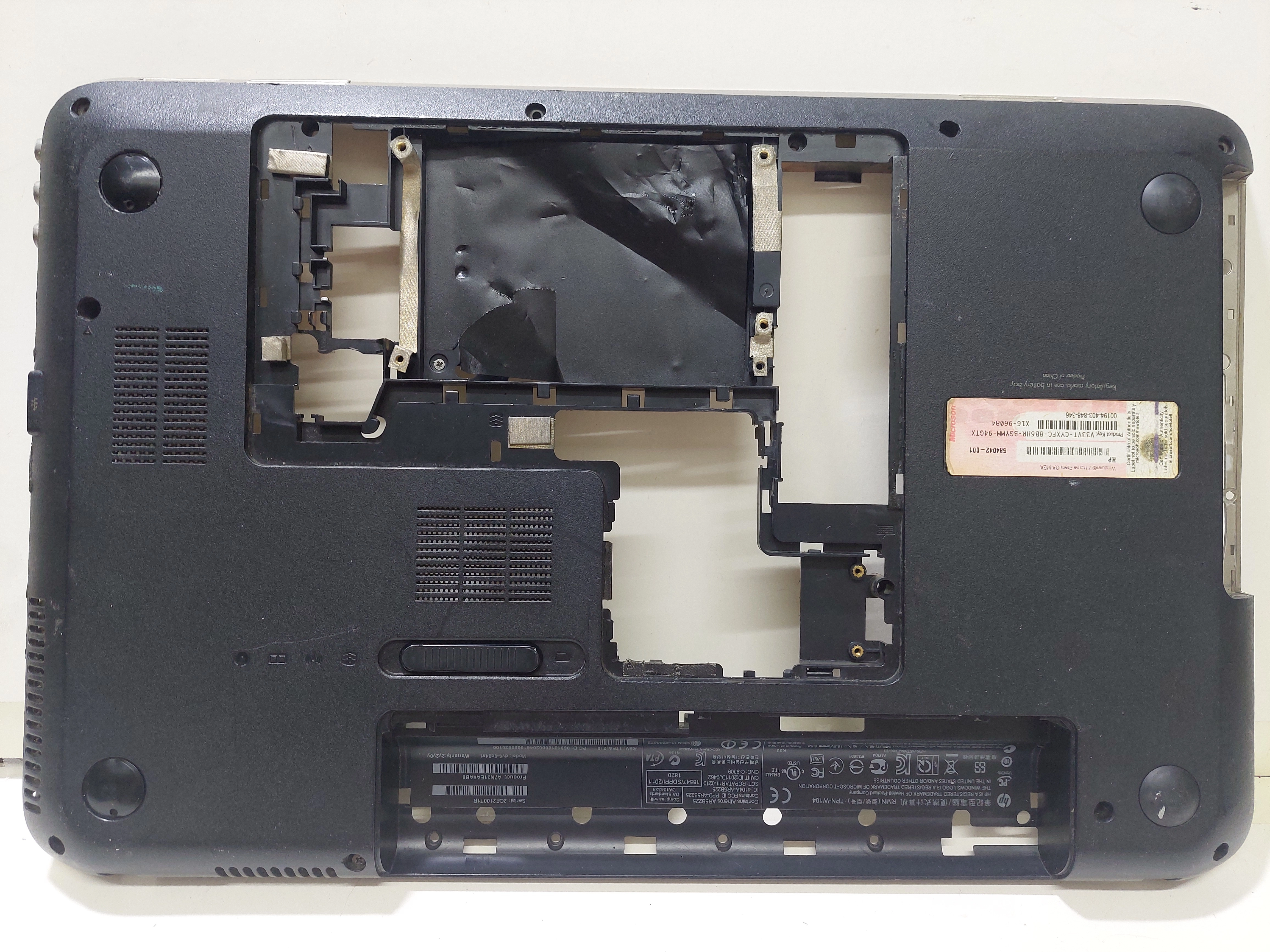  Hp Pavilion  alt kasa DV6-6000 / 665298-001  / DV6-6C04ST