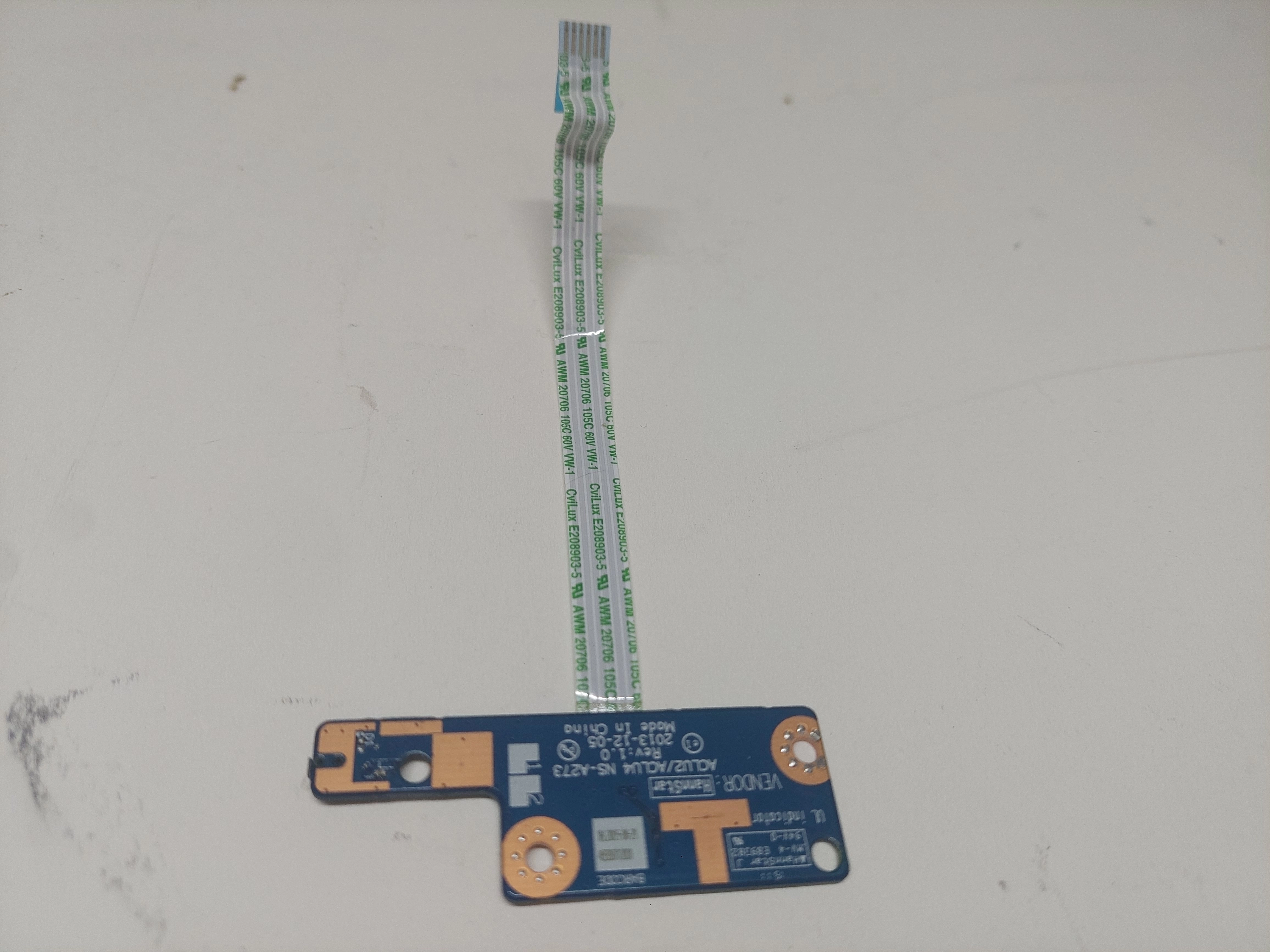 Lenovo POWER AÇMA  Güç Düğmesi Kartı ve Kablosu NBX00019V00 NS-A273