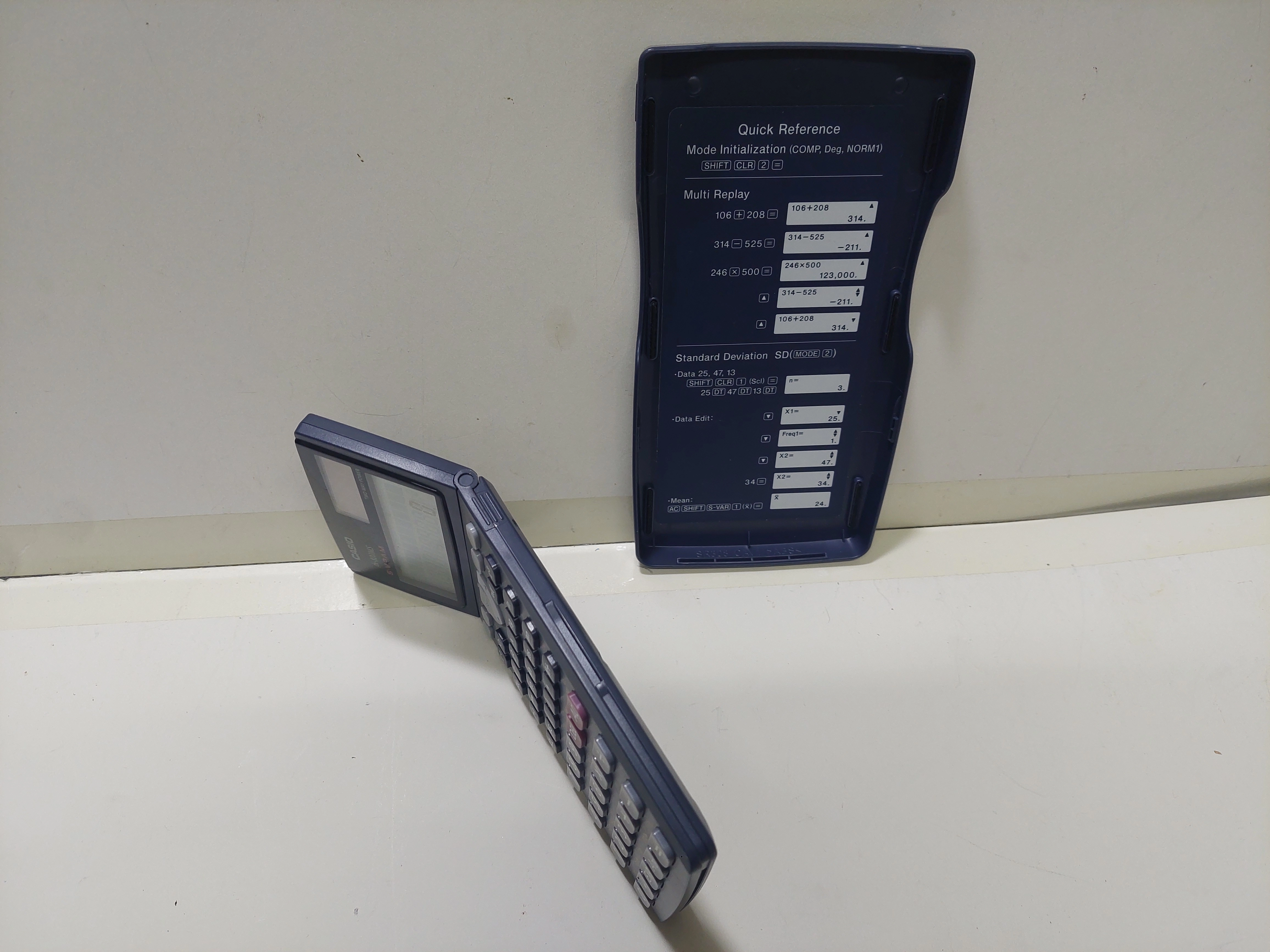 CASIO FX 820MS HESAP MAKINESI 