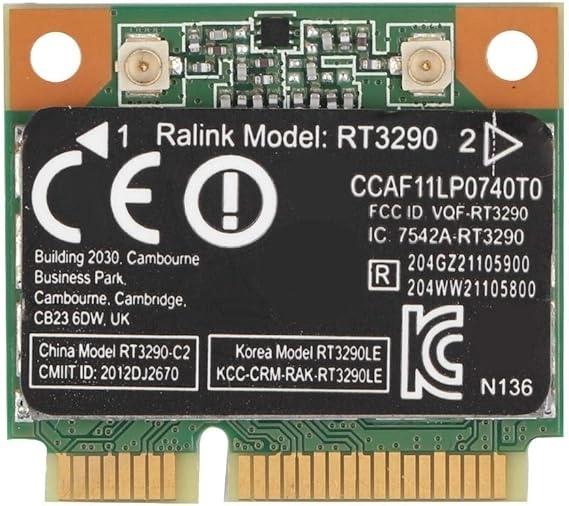 WiFi kartı, RT3290 WiFi kartı 150 Mbps mini PCI e-port 
