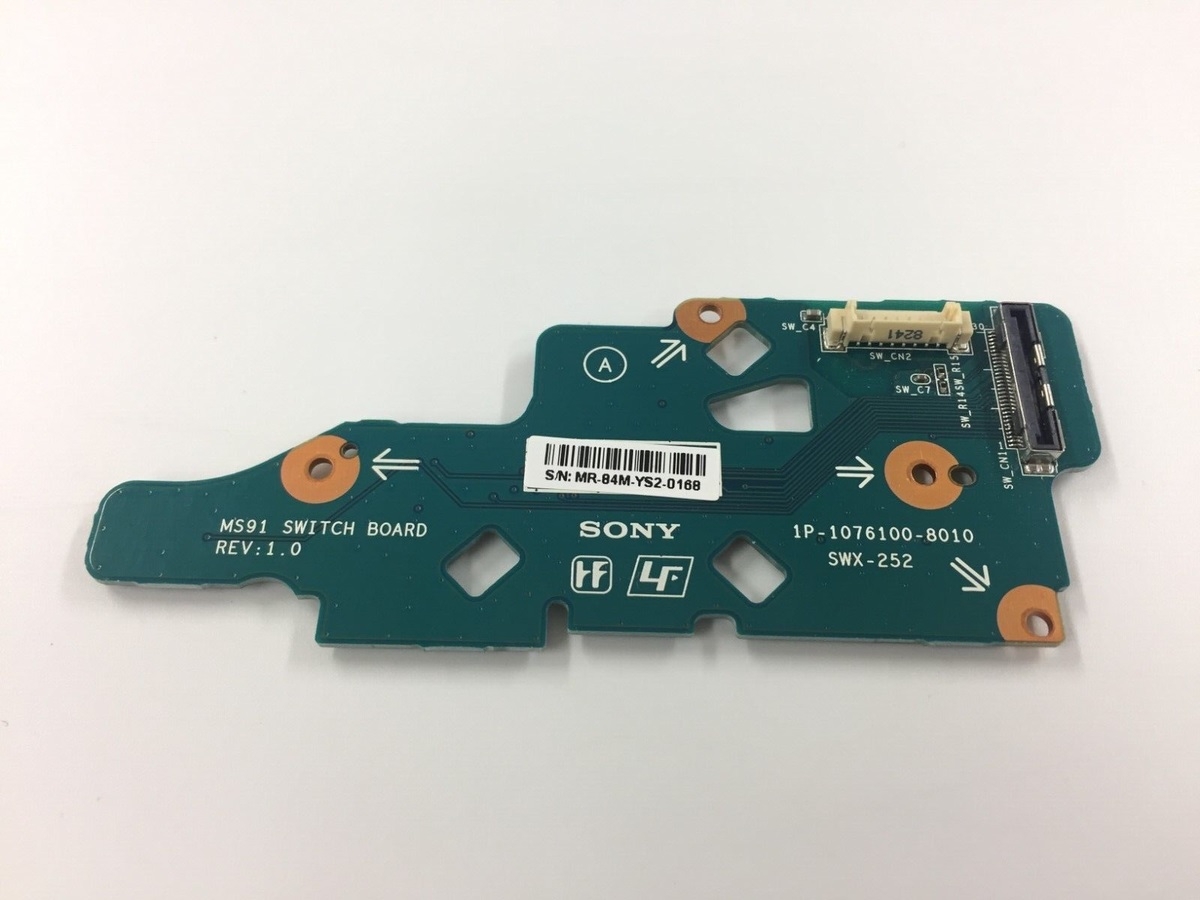 Sony Vaio VGN-FZ31M PCG-3A1M Güç Düğmesi Medya Düğmesi Kartı 1P-1076100-801 0