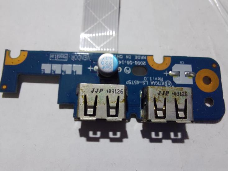 Toshiba Satellite A350 A355 A355D Usb Port Board 4559U551L01 LS-4575P