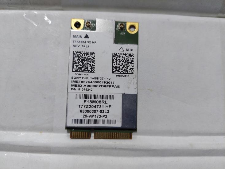  Sony VAIO SVS13AA11M,Vaio SVS151A11M,Vaio SVS151E2BM, SVS131E22M SVS1313D4E 1-458-371-13 3G kart  EM680