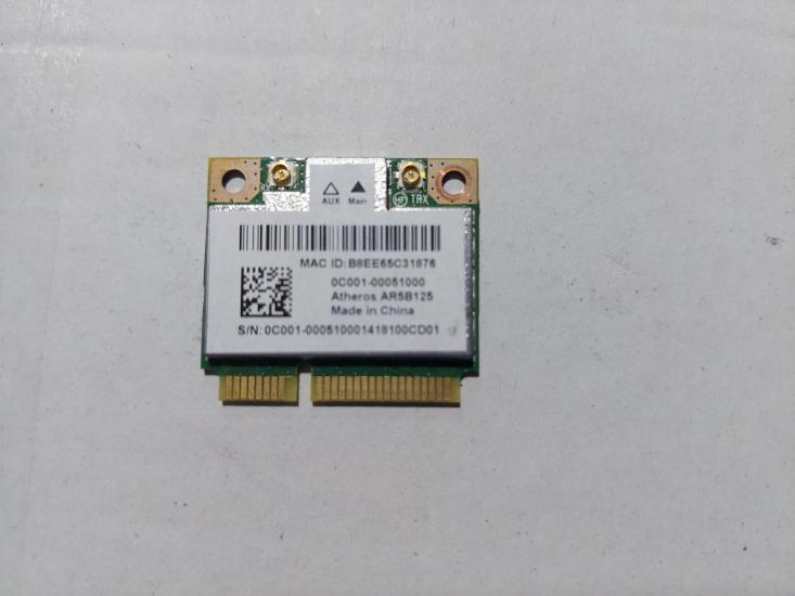 Atheros AR5B125 AR9485 yarım mini PCIE 2.4G wifi kablosuz ağ kartı 150Mpbs desteği AMD DEll ASUS Samsung Acer dizüstü bilgisayar