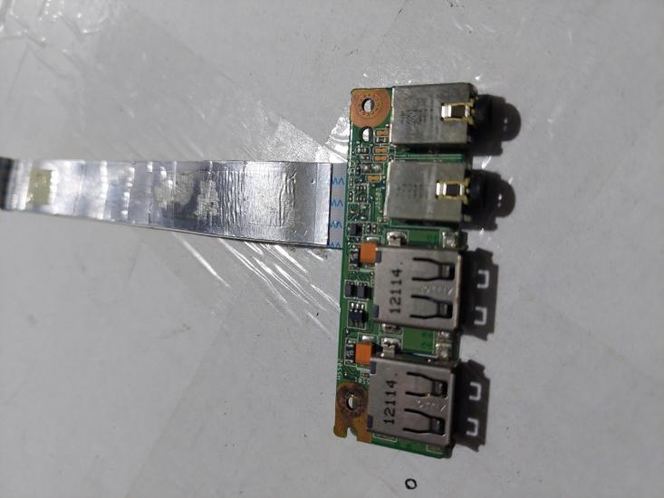 Asus K53S Dizüstü Bilgisayar için USB + Ses Portu Kartı (K43SD IO BOARD)
