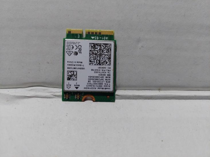 AX201Intel AX201NGW Wi-Fi 6 AX201 Wireless Card - Bluetooth 5.1-2.4 GHz - 5 GHz - M.2 2230-2.4 Gbps - Dual Band