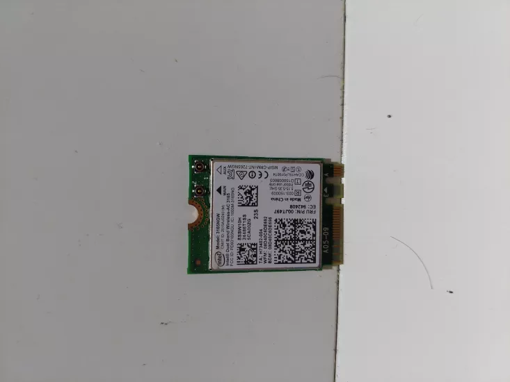 Lenovo WiFi IBM Kartı NGFF Intel 00JT497 3165NGW Kablosuz-AC Çift Bant
