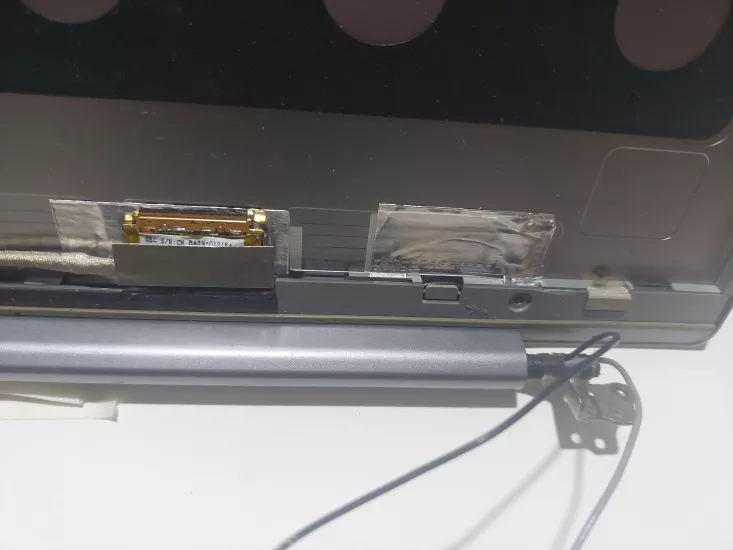  samsung 530U3C 535U3C 540U3C NP530 530U3B BA75-03709D ARKA KAPAK COVER + LCD DATA FLEX + WEB KAMERA + MENTEŞE 