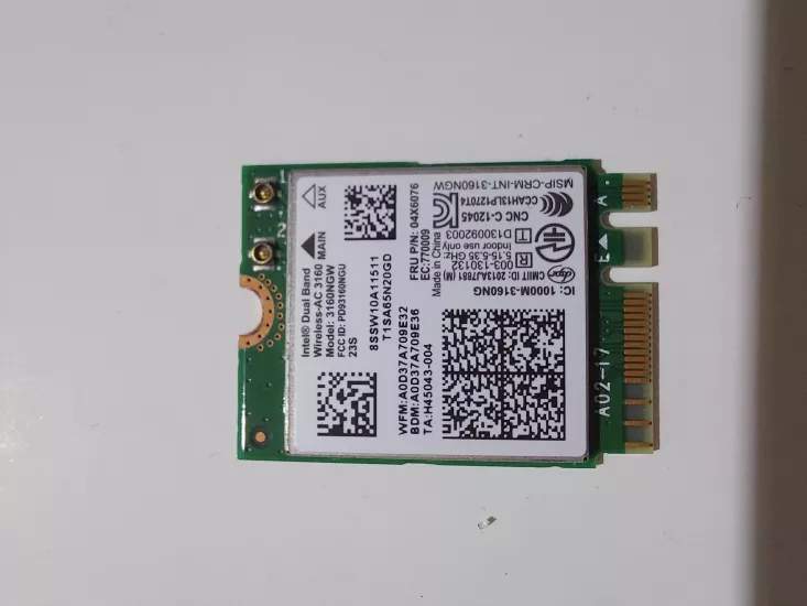 Intel Dual Band 3160NGW Kablosuz-ac 3160 3160ac ac3160 802.11ac Wi-fi + Bluetooth için ASUS UX301LA NGFF kablosuz ağ kartı