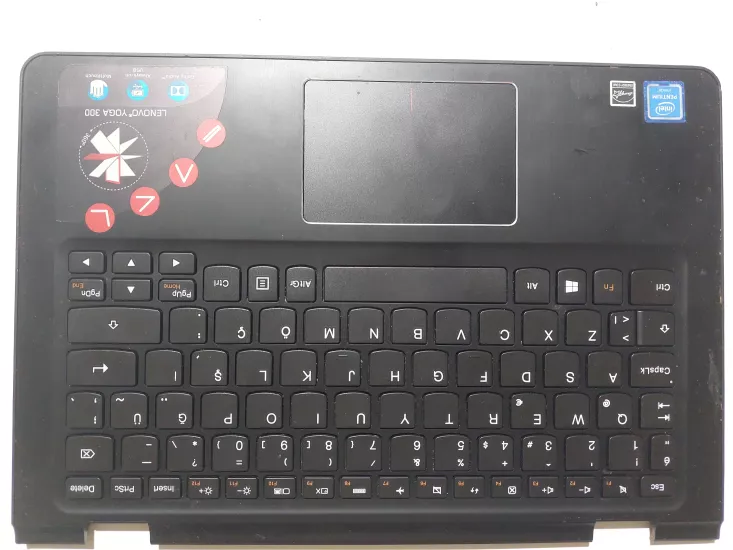 Lenovo Yoga 300-11IBR 80M1 ÜST KASA + KLAVYE + TOUCHPAD 5CB0J08365 8S1102-01082