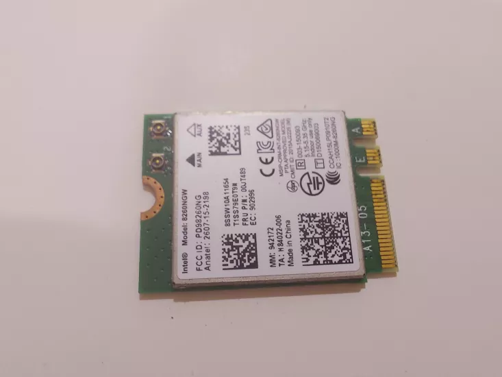 Dell Intel 8260NGW Çift Bantlı Kablosuz AC-8260 BT 4.2 WLAN Kartı