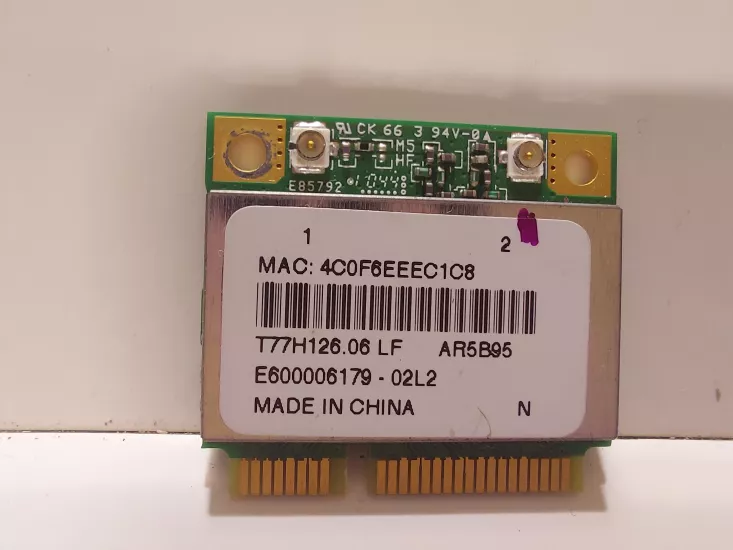 Sony VAIO PCG-61211T  WiFi Kartı T77H126.00 AR5B95 