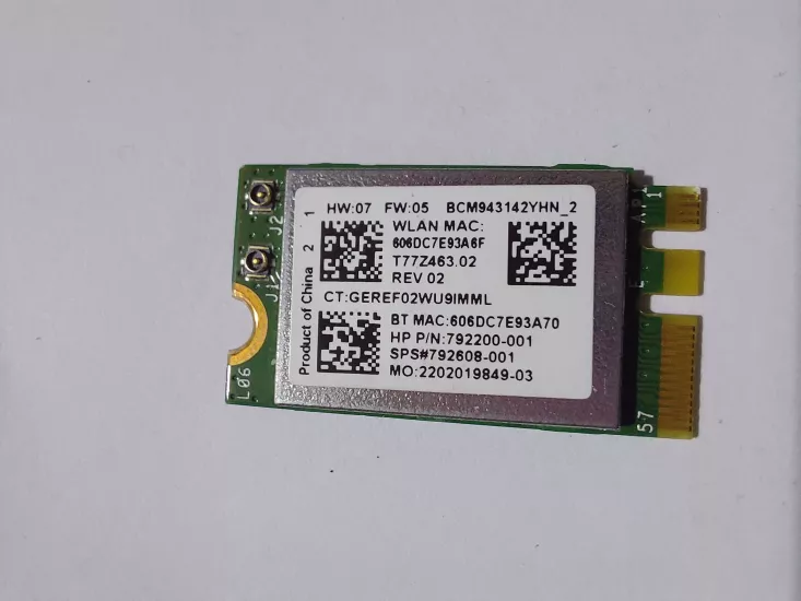 Broadcom BCM943142Y M.2 NGFF kablosuz-n 150M 802.11b/g/n bluetooth 4.0 ağ Mini 150Mbps Wifi Wlan 