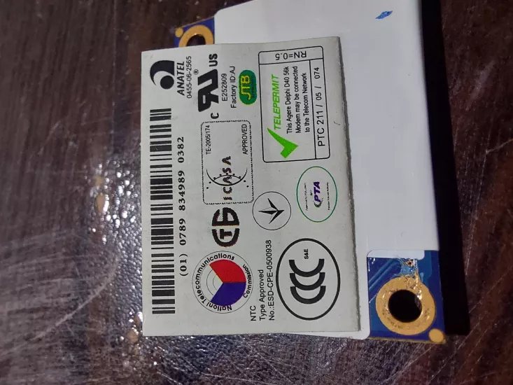 Toshiba Modem Adaptör WIFI Kartı Mini V000140410 6028B0000312 ASI DELPHI D40
