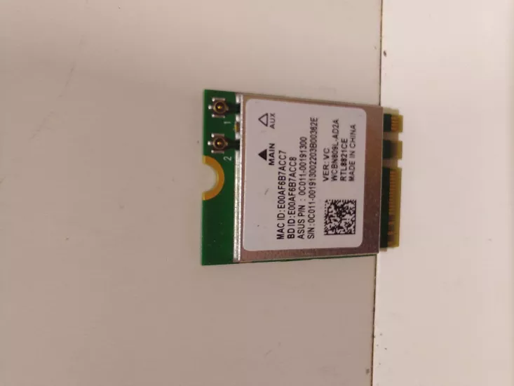 Asus Vivobook Go Kablosuz WiFi Kartı 0C011-00191300 RTL8821CE 802.11 230