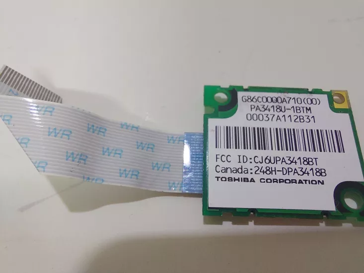 Toshiba Portege R200 Bluetooth Modülü EYTF3CSAX G86C0000710 PA3418U-1BTM FLEX