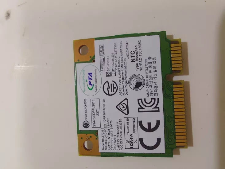 Motherboard Realtek Rtl8723be WIFI KART