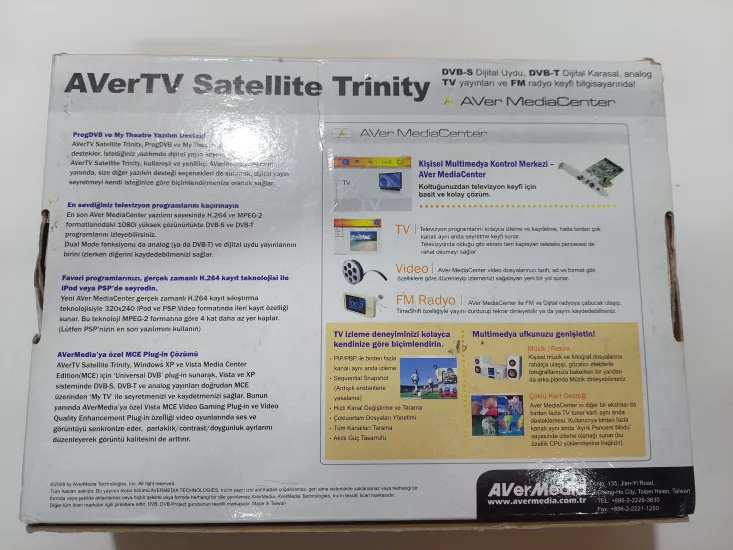 Avermedia AVerTV Satellite Trinity TV Kartı