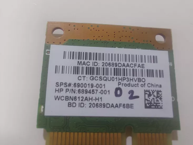  Atheros QCWB335 WiFi + Bluetooth BT 4.0 Mini PCI-E Kablosuz Kartı 