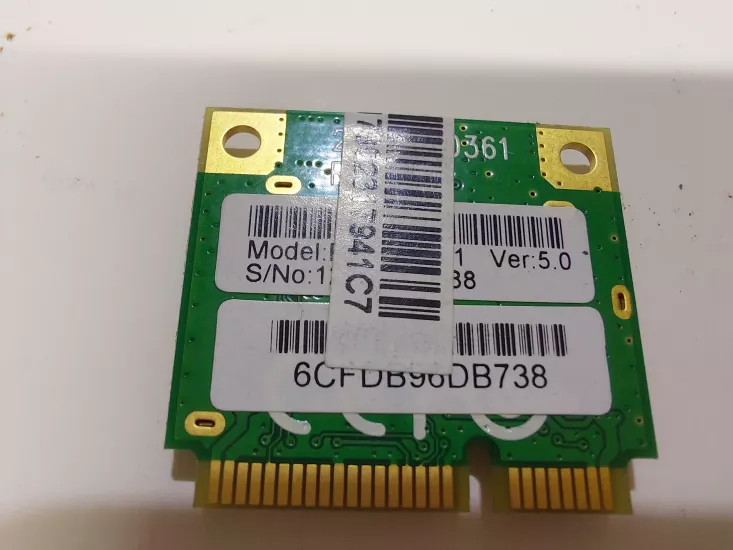 Atheros AR5B125 AR9485 yarım mini PCIE 2.4G wifi kablosuz ağ kartı 150Mpbs desteği AMD DEll ASUS Samsung Acer 