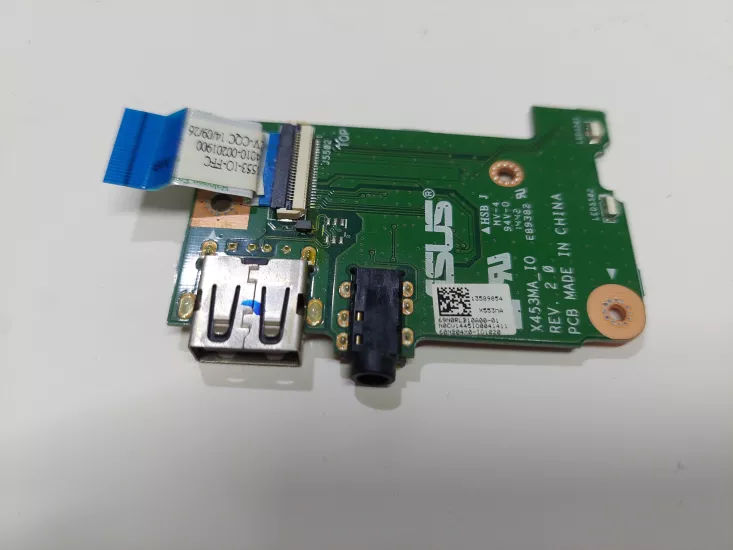 Asus X553 X553M X453MA IO Board USB Audio Port Board  Cable 35XK1IB0000