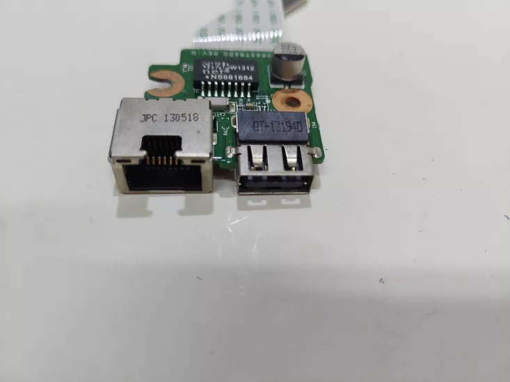 HP Pavilion 17-e020us USB LAN Ethernet Port Kartı ve Kablosu DA0R65TB6D0