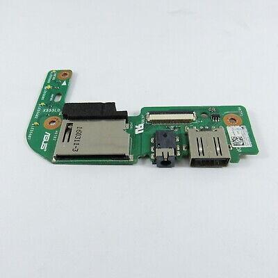 Asus X555 X555U X555UJ USB Audio SD Card Reader IO Board Rev 2.0 60NB0AG0-IO1210