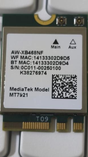 Mediatek MT7921 AW-XB468NF Wifi 6 Kartı - Wi-Fi 6 Kartı - BT 5.2