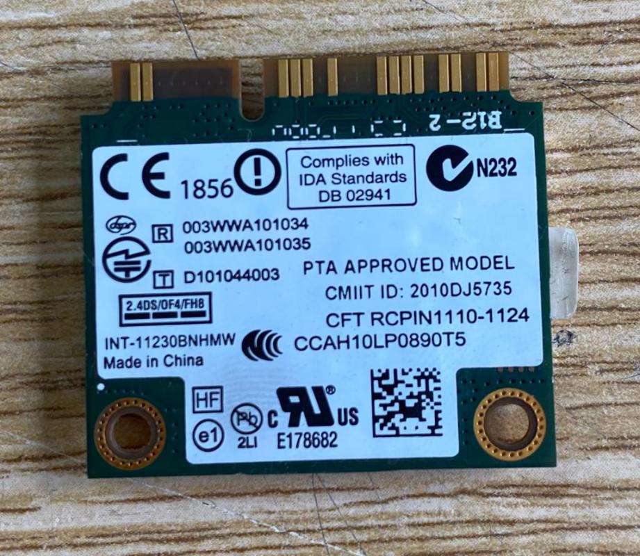 İNTEL INT-11230BNHMW AĞ KARTI Dell Inspiron N411z WiFi Kablosuz Kartı 11230BNHMW 7KGX9