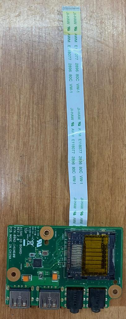 CASPER NIRVANA  A15 USB BOARD A15HC 08N2-14U4G00TC7085677 MODEL NOTEBOOK USB SOKET KART 